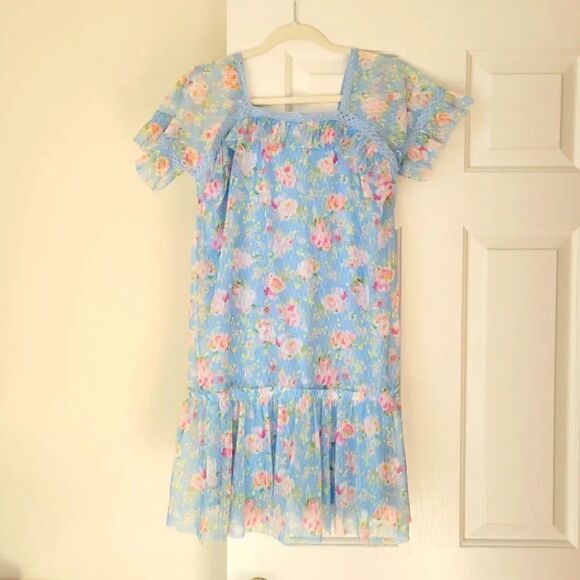 Zara girl lace dress 13-14,Rare! - Picture 2 of 12